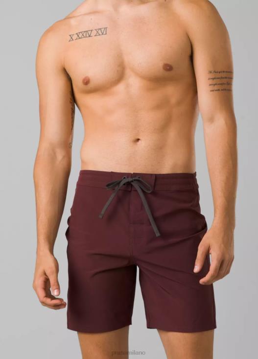 uomini Boardshort rivettatore prAna cacao nuotare T6DPZ1036